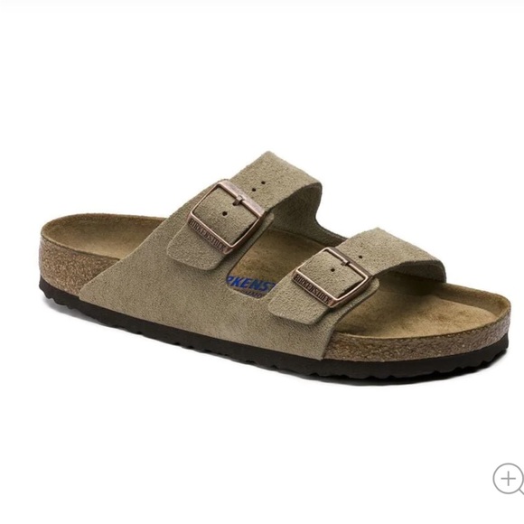 ✨BIRKENSTOCK ARIZONA SUEDE LEATHER SANDALS TAUPE 43 EU 10 US main image 0